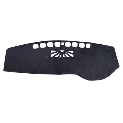 Black Leather Dashboard Dash Cover Dashmat For 2012-2019 Land Rover Evoque Car