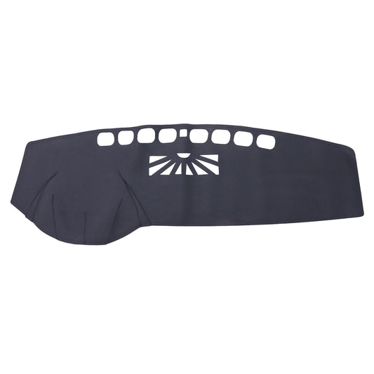 Black Leather Dashboard Dash Cover Dashmat For 2012-2019 Land Rover Evoque Car