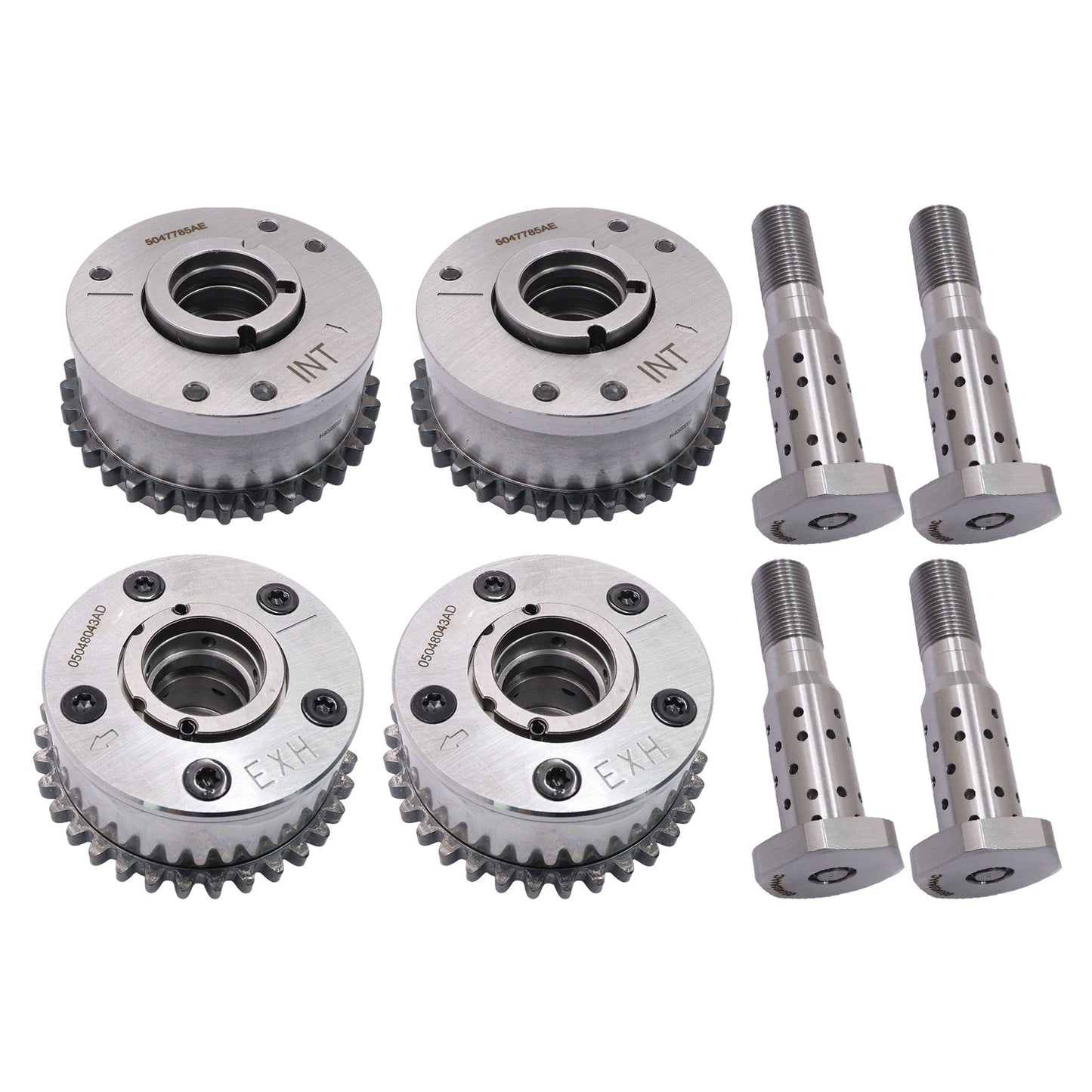 Camshaft Phasers Solenoid VVT Gear For 16-24 Jeep Dodge Chrysler Ram 1500 3.6L