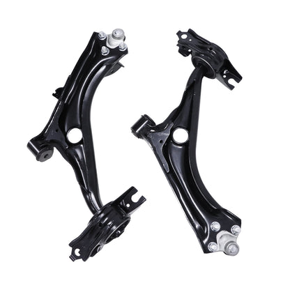 Front Lower Control Arms w/Ball Joints Tie Rod Ends For Honda Civic 2016-2019