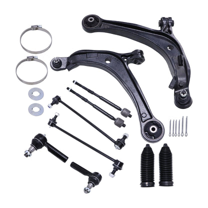 Fits 2011-2017 Honda Odyssey Front Lower Control Arm Tie Rod End Suspension Kit