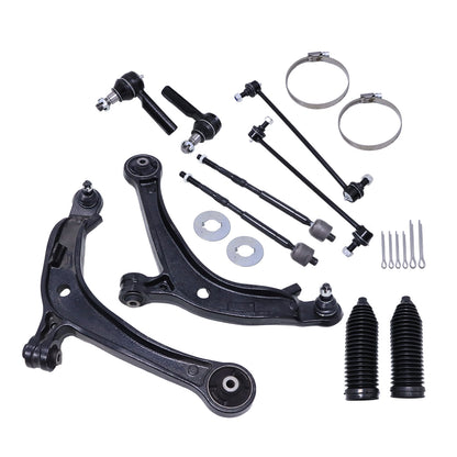 Fits 2011-2017 Honda Odyssey Front Lower Control Arm Tie Rod End Suspension Kit
