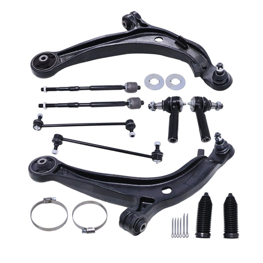 Fits 2011-2017 Honda Odyssey Front Lower Control Arm Tie Rod End Suspension Kit