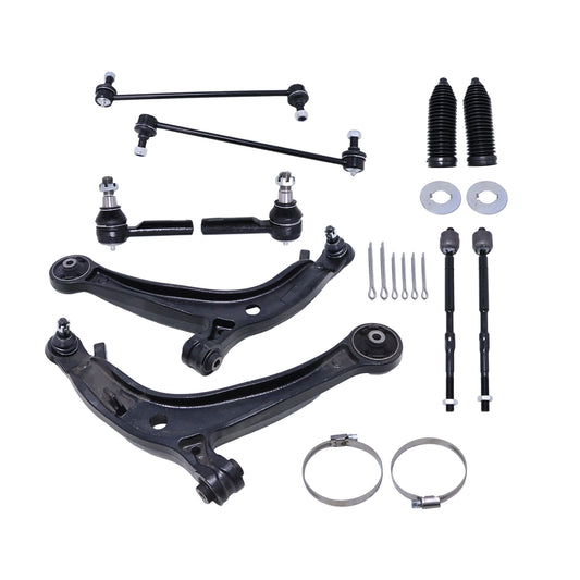 Fits 2011-2017 Honda Odyssey Front Lower Control Arm Tie Rod End Suspension Kit
