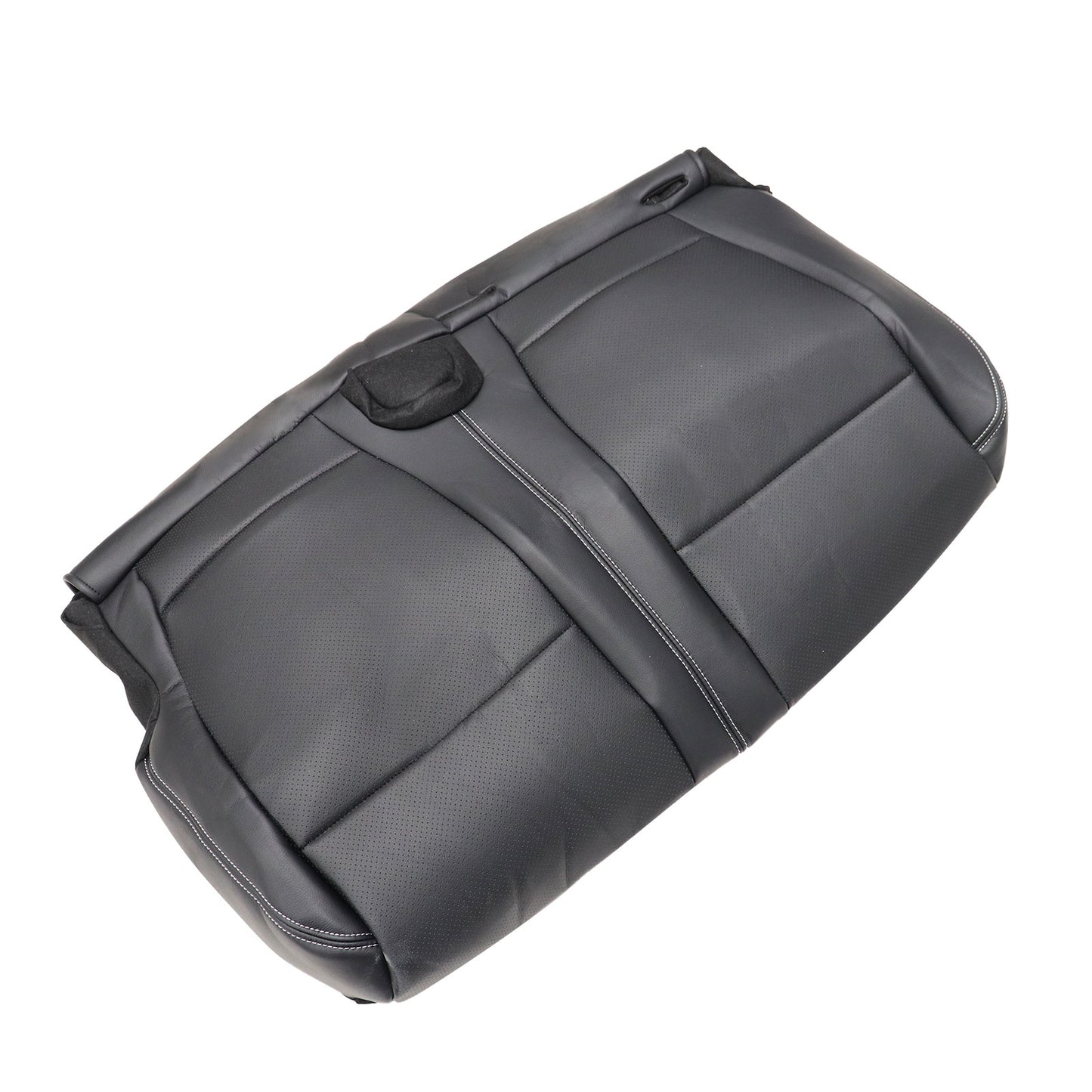 New For 2015-2020 Ford F150 Lariat Rear Bench Bottom Leather Seat Cover Black