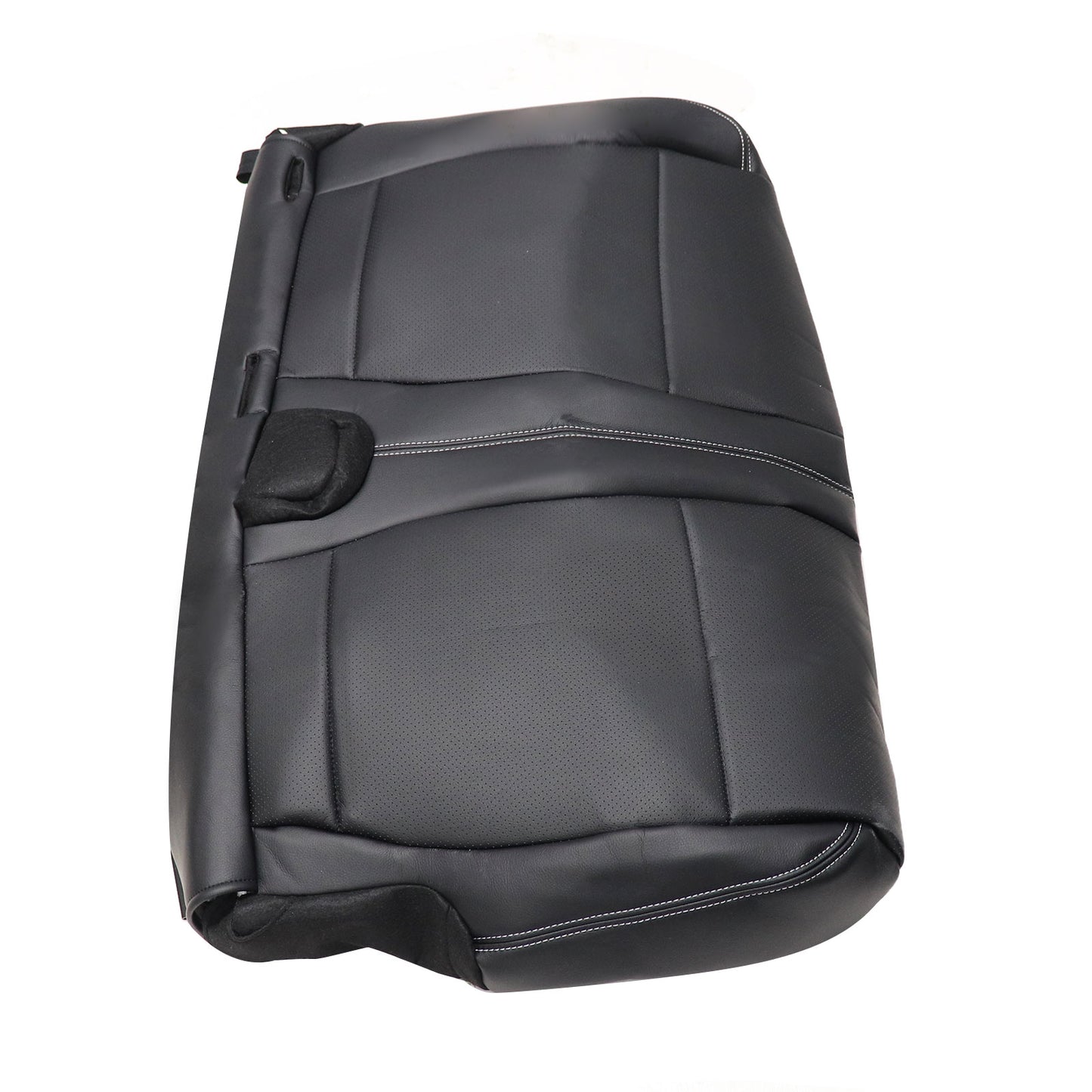 New For 2015-2020 Ford F150 Lariat Rear Bench Bottom Leather Seat Cover Black