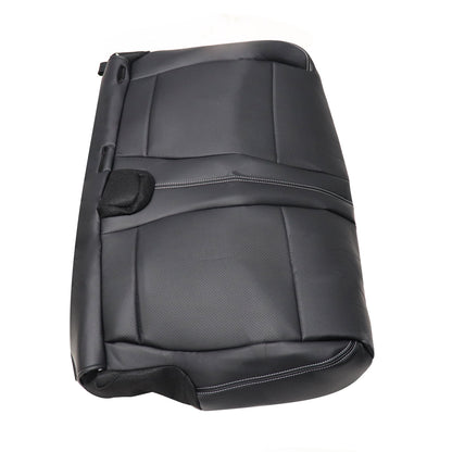 New For 2015-2020 Ford F150 Lariat Rear Bench Bottom Leather Seat Cover Black