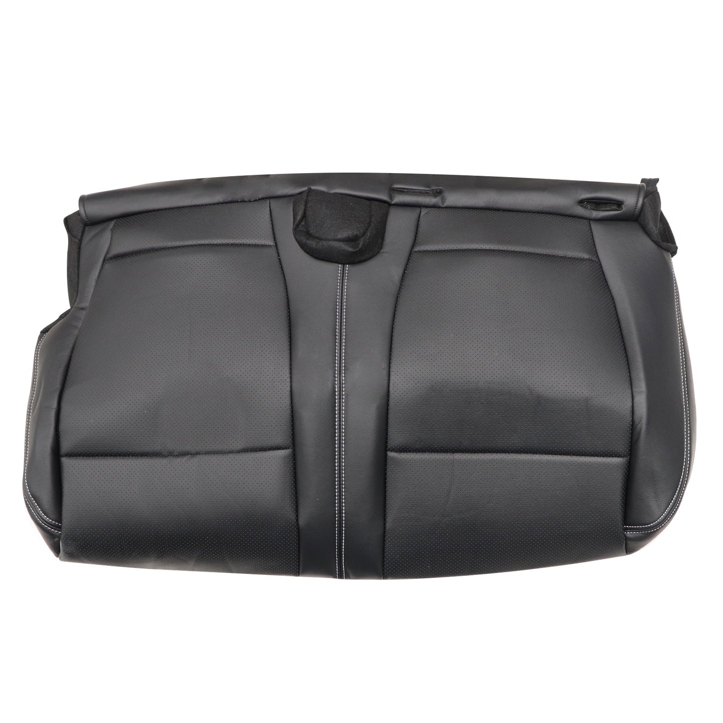 New For 2015-2020 Ford F150 Lariat Rear Bench Bottom Leather Seat Cover Black