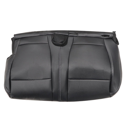 New For 2015-2020 Ford F150 Lariat Rear Bench Bottom Leather Seat Cover Black