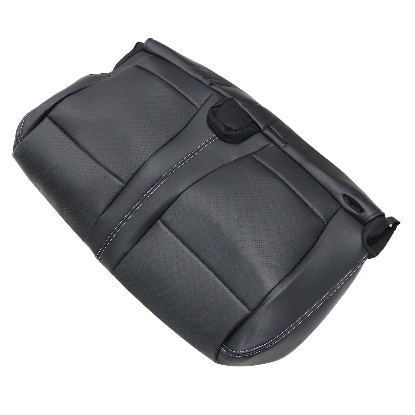 New For 2015-2020 Ford F150 Lariat Rear Bench Bottom Leather Seat Cover Black