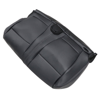 New For 2015-2020 Ford F150 Lariat Rear Bench Bottom Leather Seat Cover Black