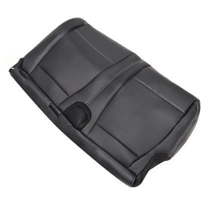 New For 2015-2020 Ford F150 Lariat Rear Bench Bottom Leather Seat Cover Black