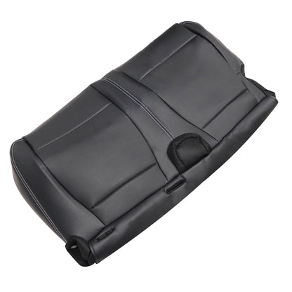 New For 2015-2020 Ford F150 Lariat Rear Bench Bottom Leather Seat Cover Black