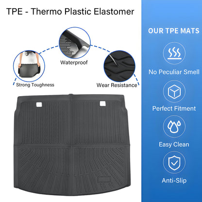 TPE Cargo Trunk Liner Cover Floor Mat For 2023-2026 Honda CR-V CRV Waterproof