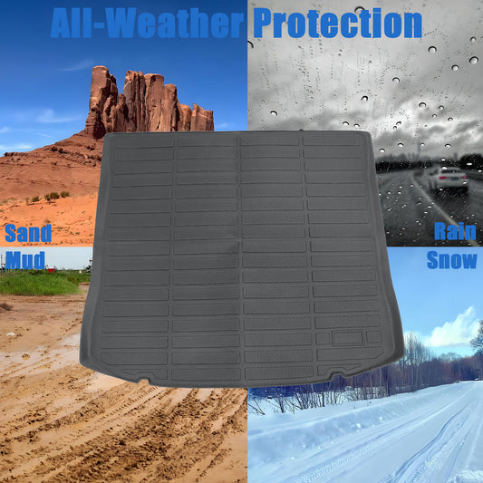 TPE Rear Cargo Trunk Liner Cover Floor Mat For 2015-2025 Ford Edge Waterproof