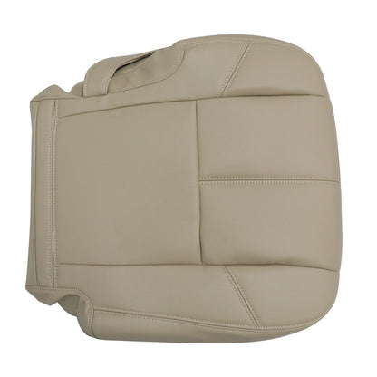 2007-2014 For Chevy Silverado GMC Sierra 2nd Row Passenger Bottom Seat Cover Tan