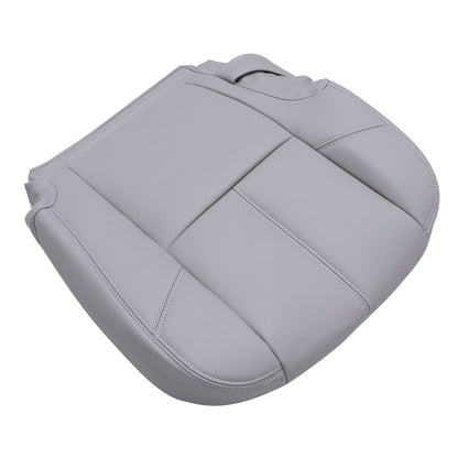 2007-14 For Chevy Silverado GMC Sierra 2nd Row Passenger Bottom Seat Cover Gray