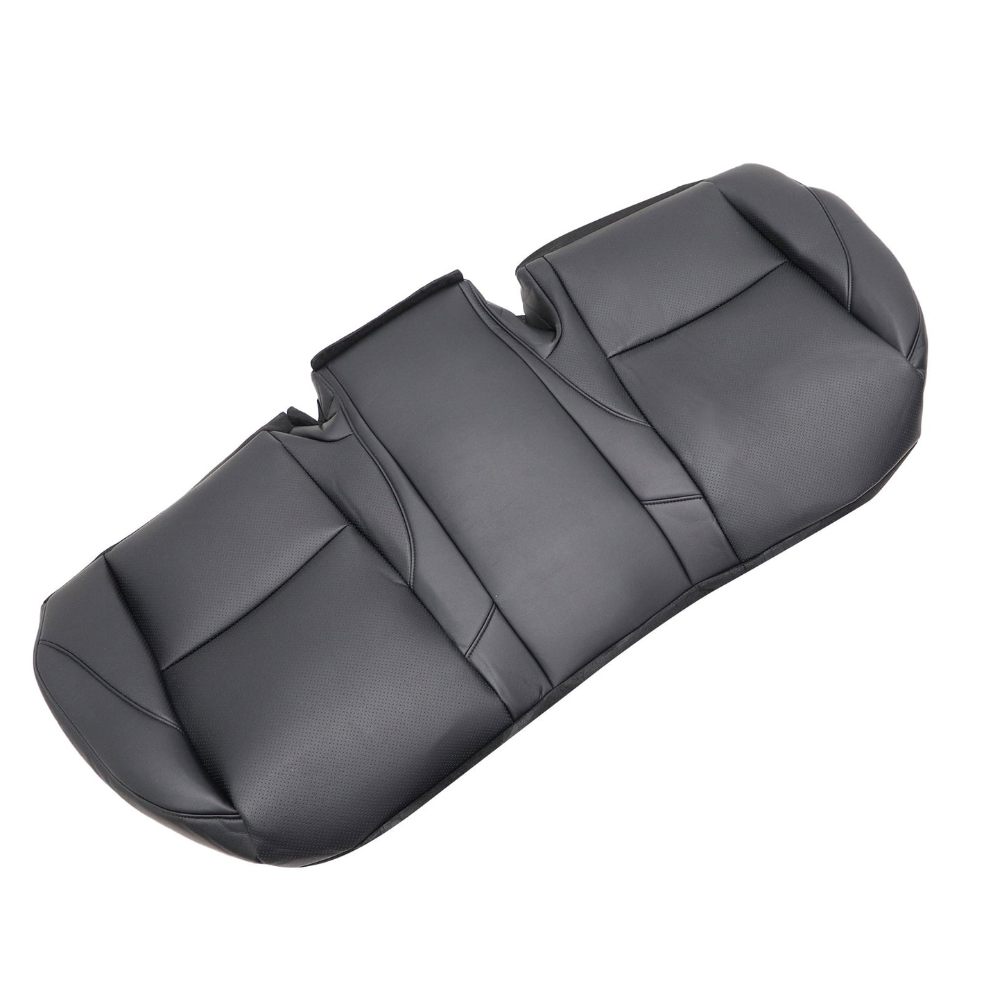 Leather Rear Bench Bottom Seat Cover - Black For 2007-2012 Lexus ES350