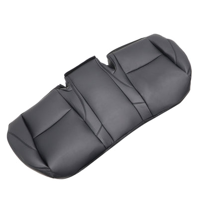 Leather Rear Bench Bottom Seat Cover - Black For 2007-2012 Lexus ES350