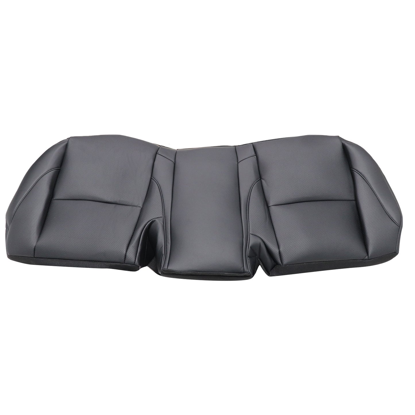 Leather Rear Bench Bottom Seat Cover - Black For 2007-2012 Lexus ES350