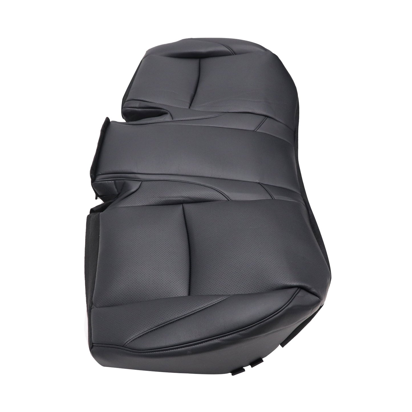 Leather Rear Bench Bottom Seat Cover - Black For 2007-2012 Lexus ES350