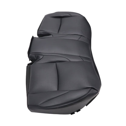Leather Rear Bench Bottom Seat Cover - Black For 2007-2012 Lexus ES350