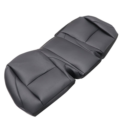 Leather Rear Bench Bottom Seat Cover - Black For 2007-2012 Lexus ES350
