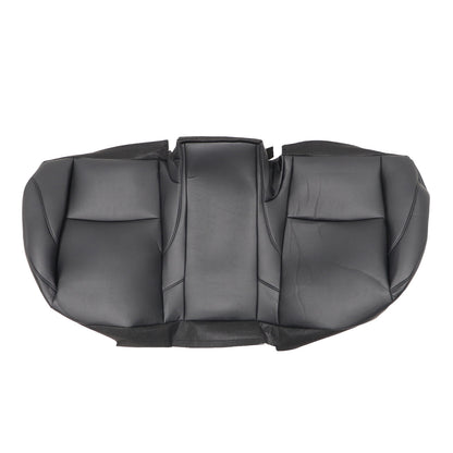 Leather Rear Bench Bottom Seat Cover - Black For 2007-2012 Lexus ES350