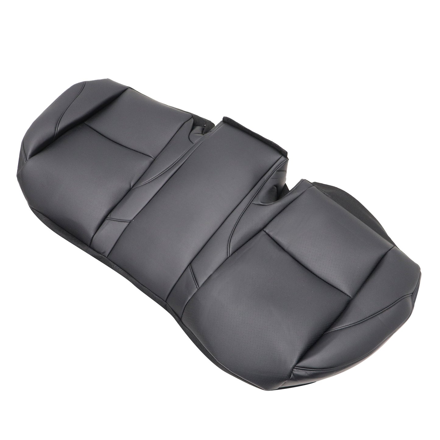 Leather Rear Bench Bottom Seat Cover - Black For 2007-2012 Lexus ES350