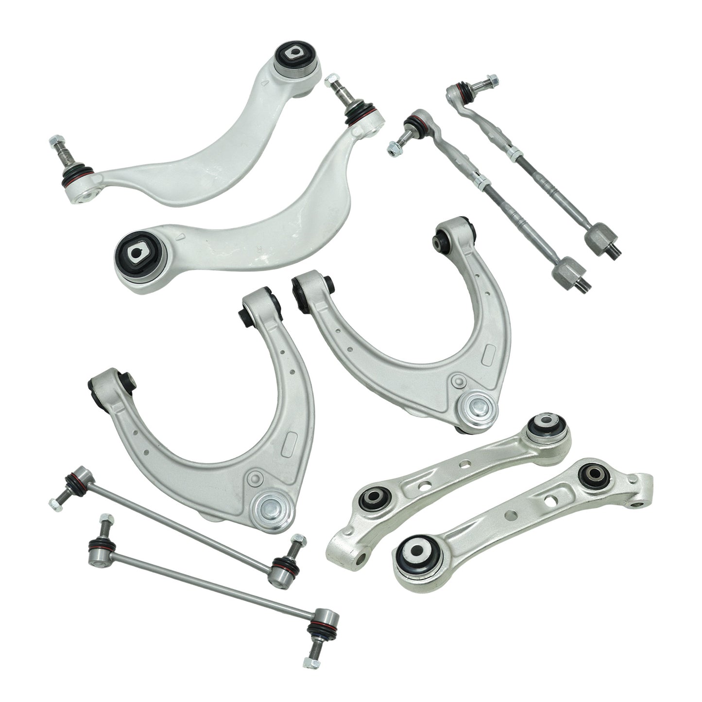 10x Front Control Arm Tie Rod End Sway Bar Link for BMW F12 F13 640i 650i xDrive