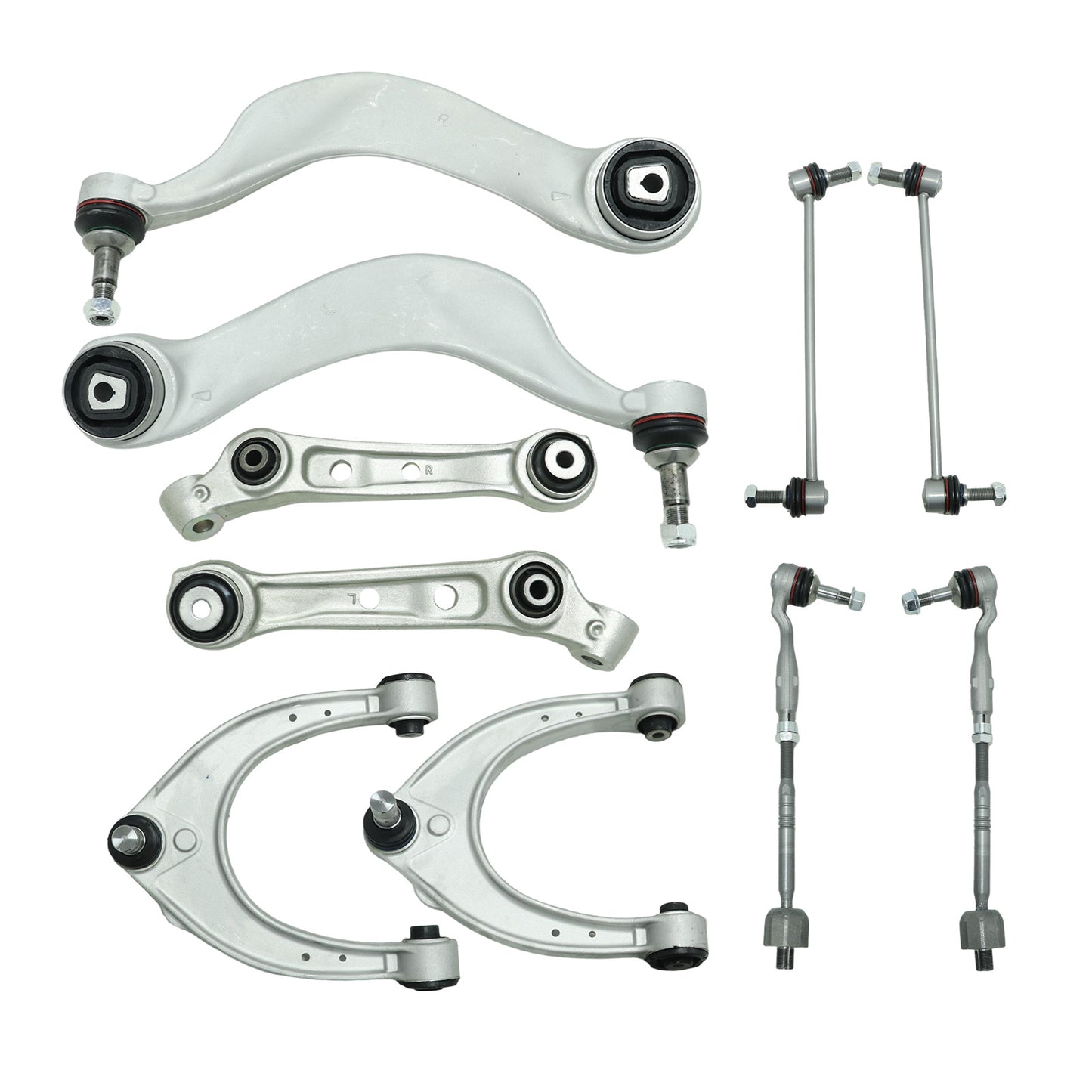 10x Front Control Arm Tie Rod End Sway Bar Link for BMW F12 F13 640i 650i xDrive