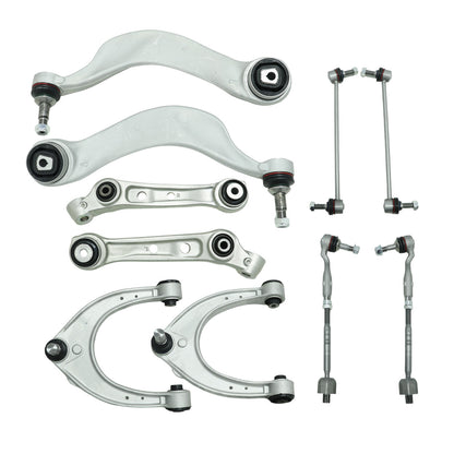 10x Front Control Arm Tie Rod End Sway Bar Link for BMW F12 F13 640i 650i xDrive