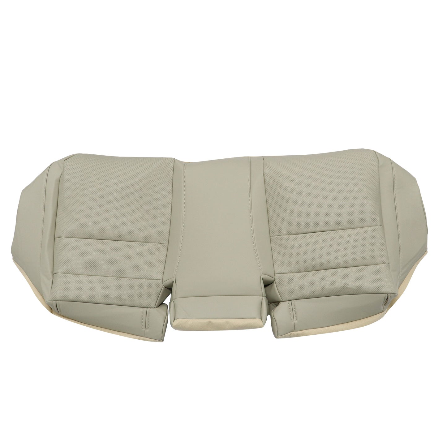 For 2009-2014 Acura TSX Rear Bench Bottom Replacement Seat Cover Perforated Tan