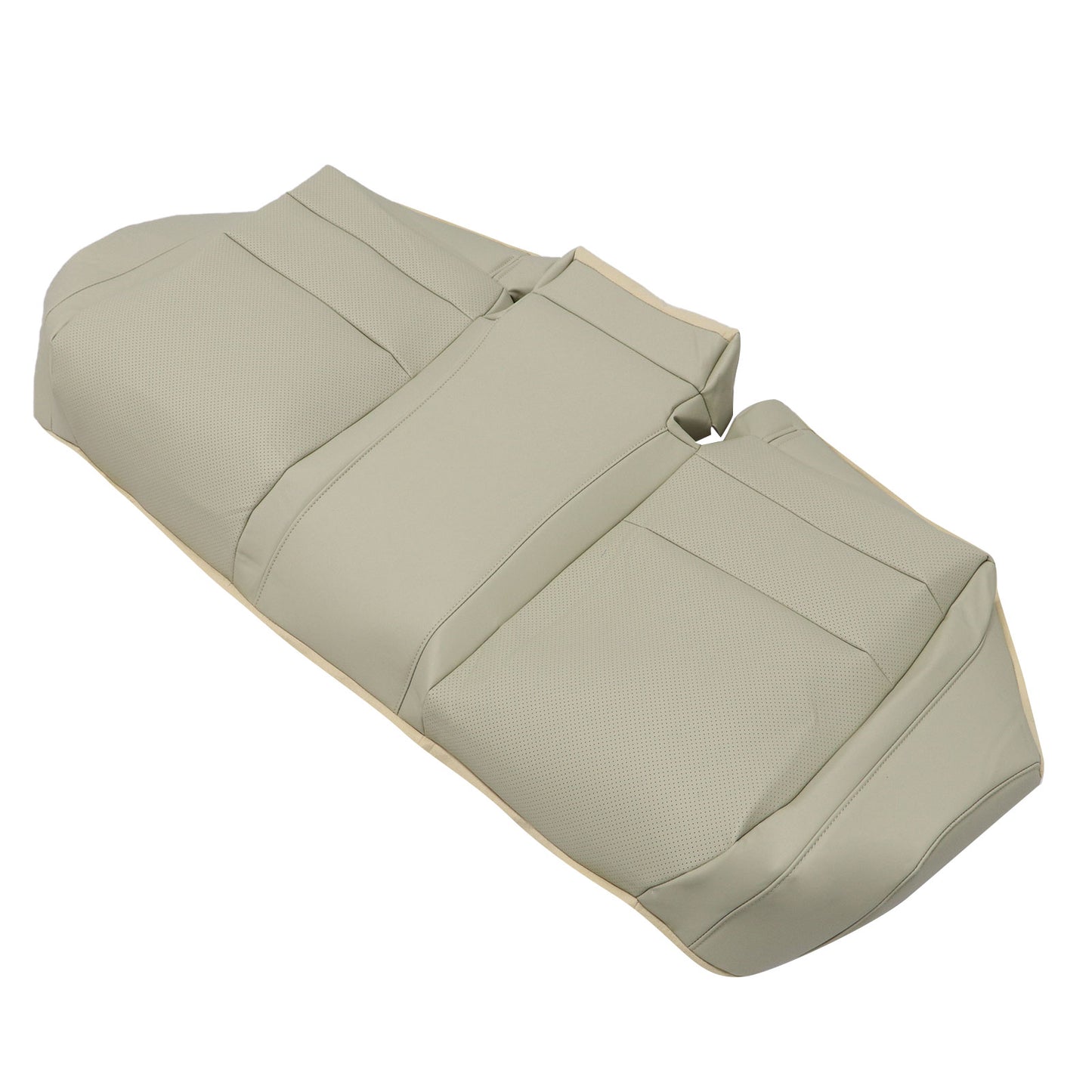 For 2009-2014 Acura TSX Rear Bench Bottom Replacement Seat Cover Perforated Tan