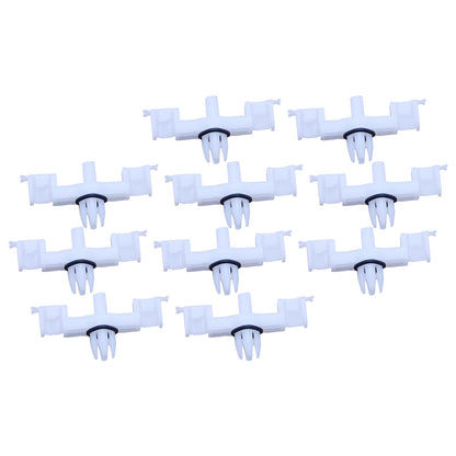 Fits Porsche Cayenne 2003-2006 Door Sill Rail scuff Plate Body Trim Clips 10pcs