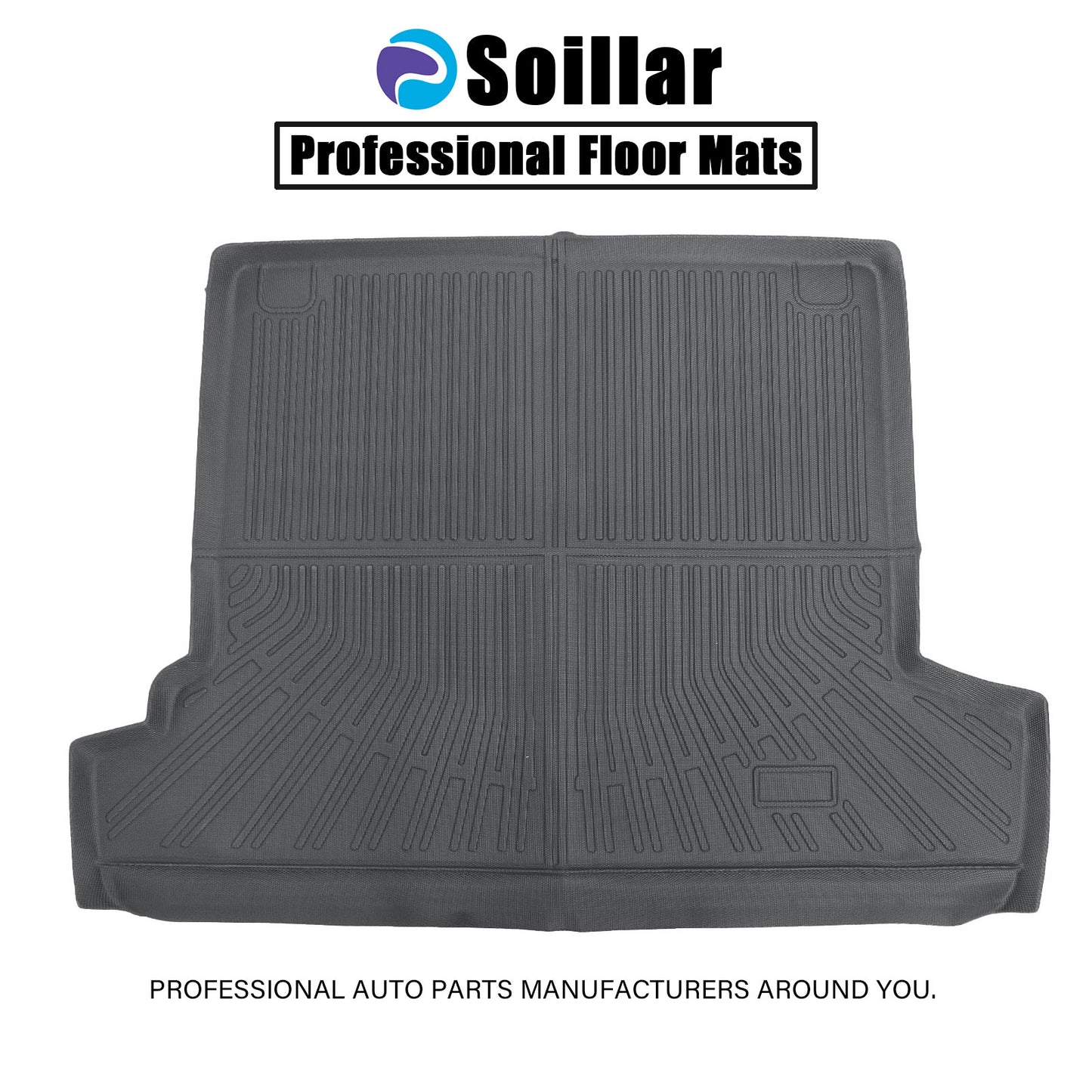Fits 2003-2009 Toyota 4Runner TPE Rear Trunk Cargo Liner Mat All Weather Black