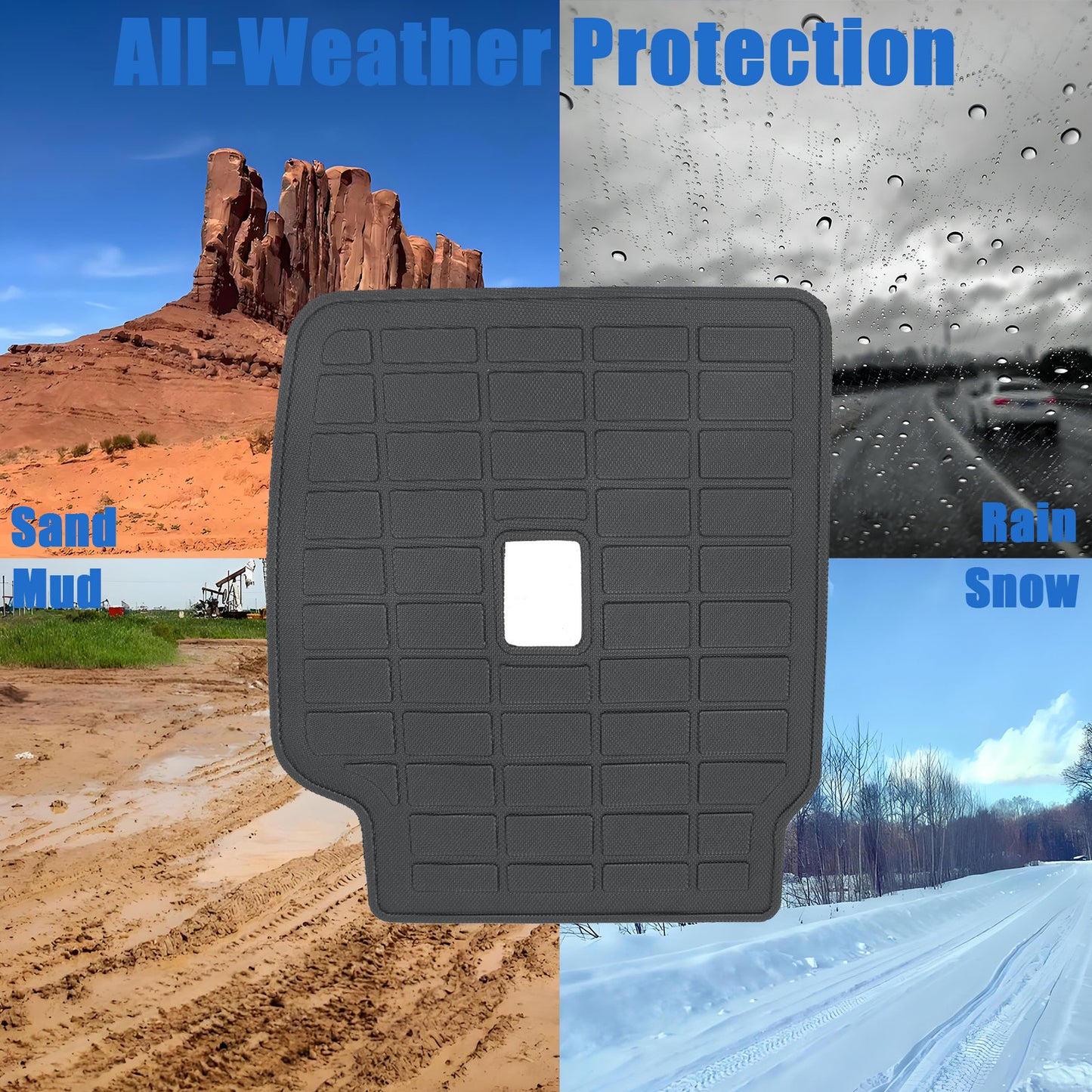 TPE Cargo Trunk Liner Cover Backrest Mat For 2025 2026 Toyota 4Runner  Hybrid 3D