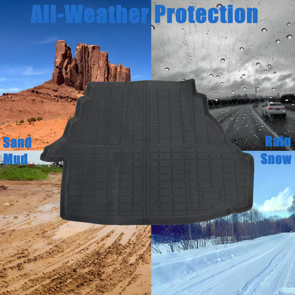 TPE Rear Cargo Trunk Liner Cover Floor Mat For 2007-2011 Toyota Camry Waterproof