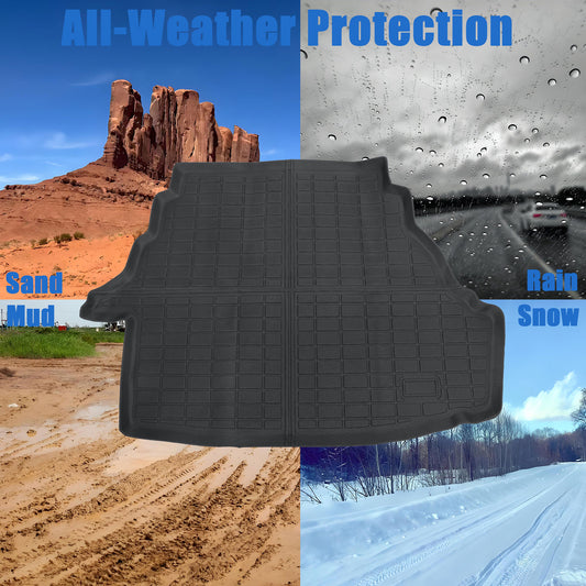 TPE Rear Cargo Trunk Liner Cover Floor Mat For 2007-2011 Toyota Camry Waterproof