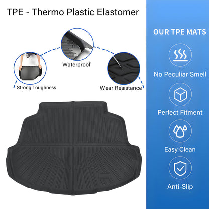 TPE Cargo Trunk Liner Cover Floor Mat For 2014-2019 Toyota Corolla Waterproof