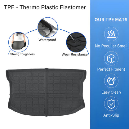 TPE Trunk Cargo Liner Cover For 2018 2019 Toyota Prius C Hatchback All Weather