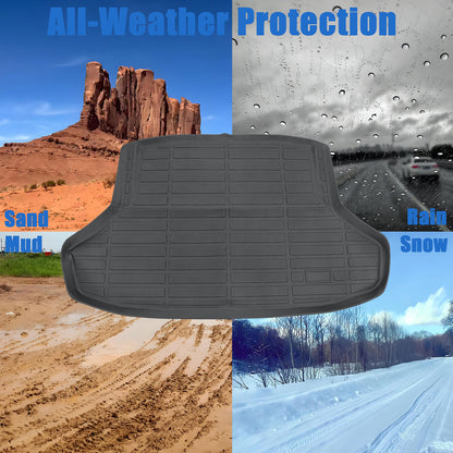 TPE Rear Cargo Trunk Liner Cover Floor Mat For 2022-2025 Honda Civic Waterproof