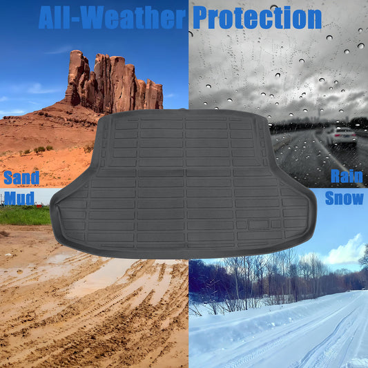TPE Rear Cargo Trunk Liner Cover Floor Mat For 2022-2025 Honda Civic Waterproof