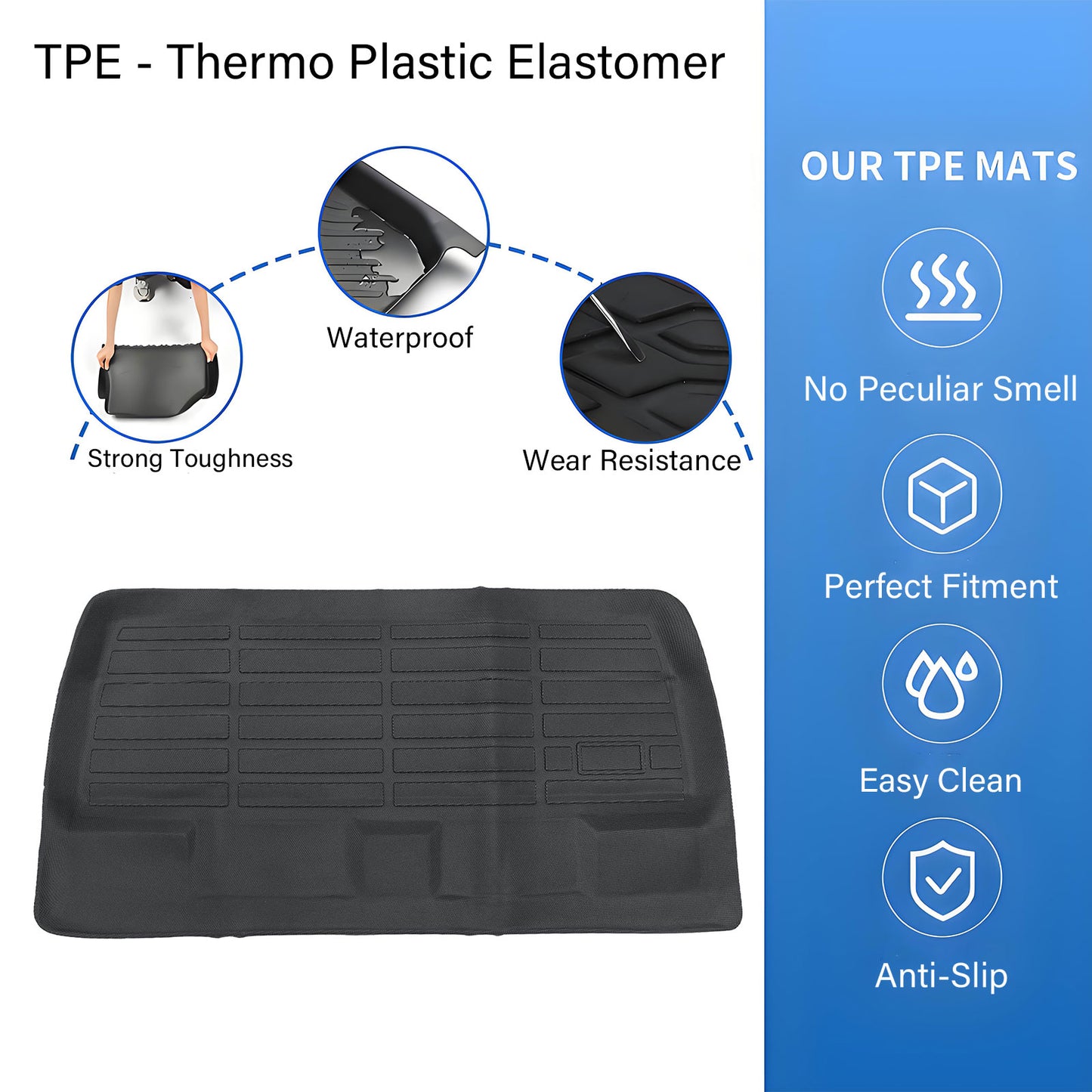 New For 2018-2025 Honda Odyssey TPE Trunk Cargo Liner Waterproof Replacement 3D