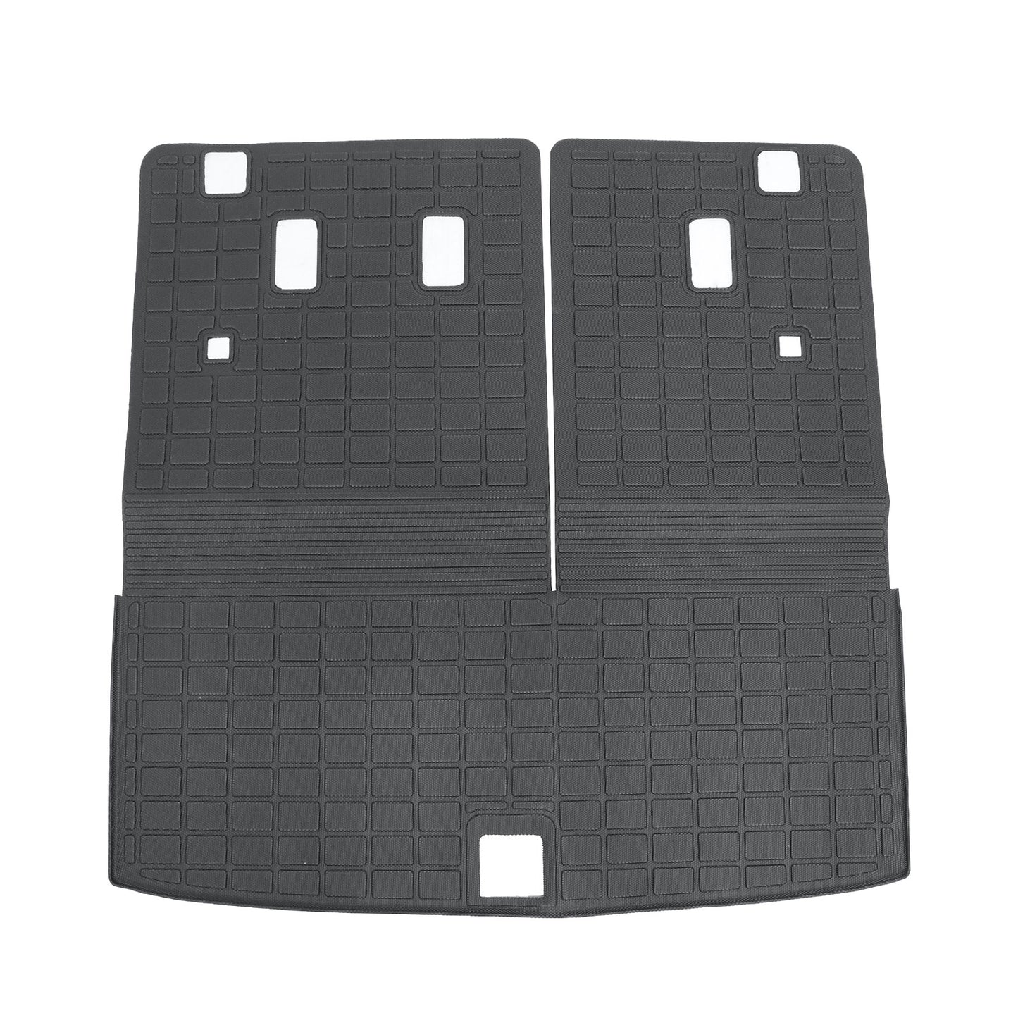 Fits 2023 2024 2025 Honda Pilot TPE Rear Backrest Mats Trunk Cargo Liner Black