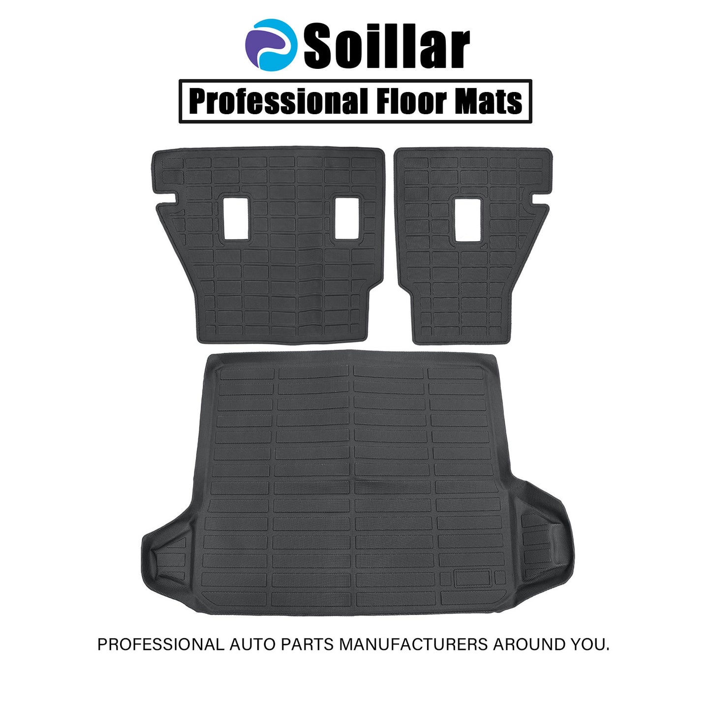 Backrest Mats & Trunk Cargo Liners For 2018-2024 Chevy Equinox / GMC Terrain TPE