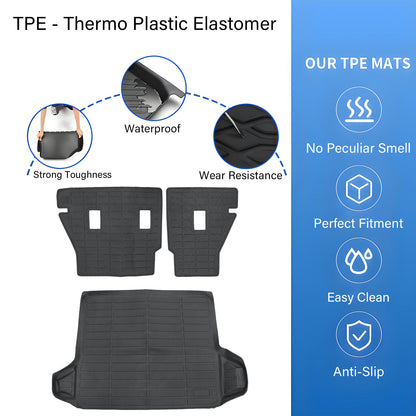 Backrest Mats & Trunk Cargo Liners For 2018-2024 Chevy Equinox / GMC Terrain TPE