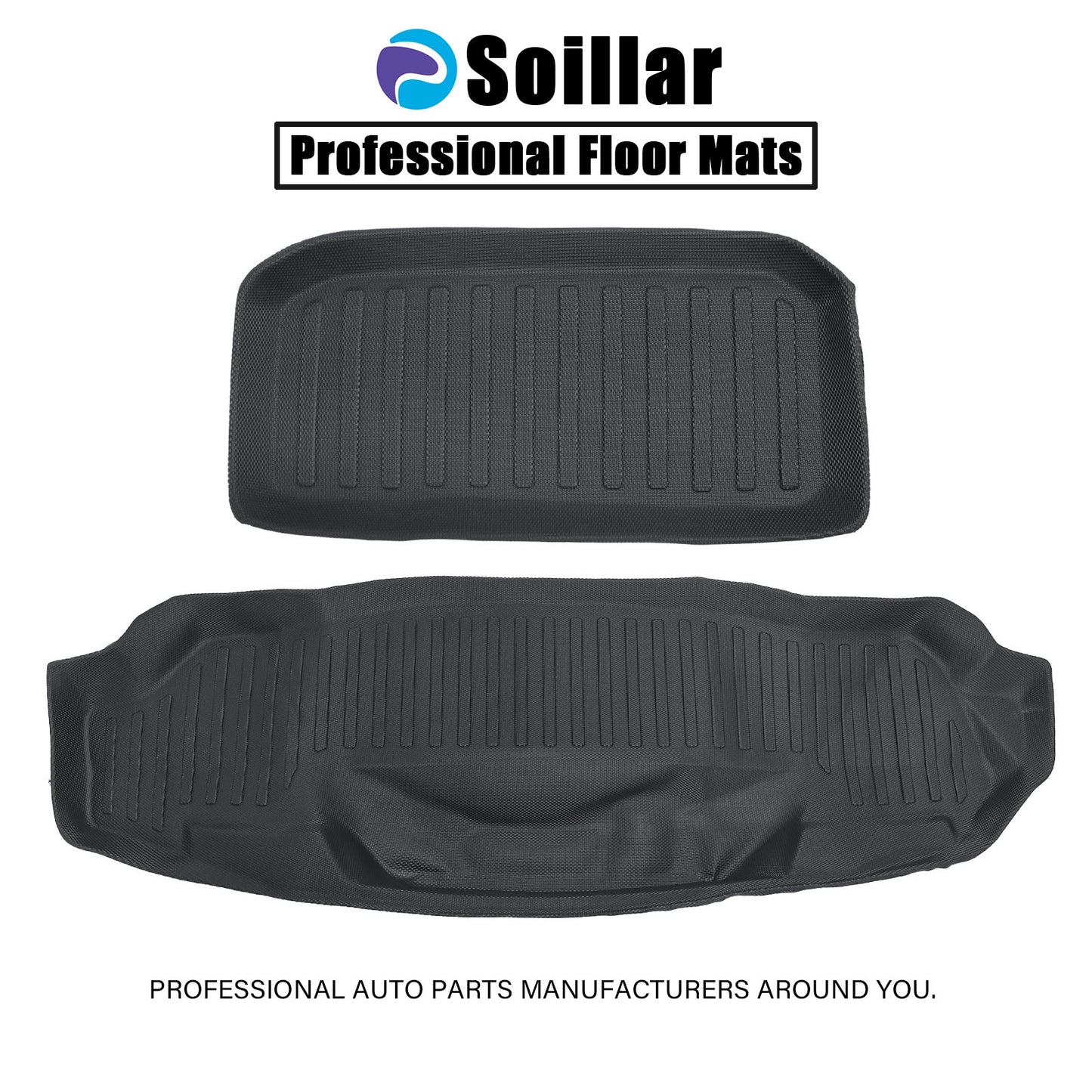 TPE Front Rear Trunk Liner Floor Mat For 2020-2025 Chevrolet Corvette C8 Z06 Z51