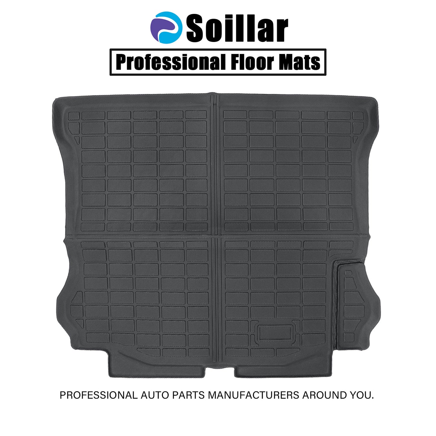 TPE Cargo Trunk Liner Floor Mat For 2007-2018 Jeep Wrangler JK 4-Door Waterproof