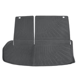 TPE Cargo Trunk Liner & Backrest Mat Floor Mat Fits 2014-2019 Toyota Highlander